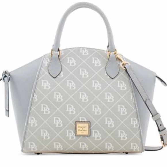 Dooney & Bourke Handbags - Dooney & Bourke Maxi Quilt Sydney Gray Satchel Shoulder Bag Vintage $400